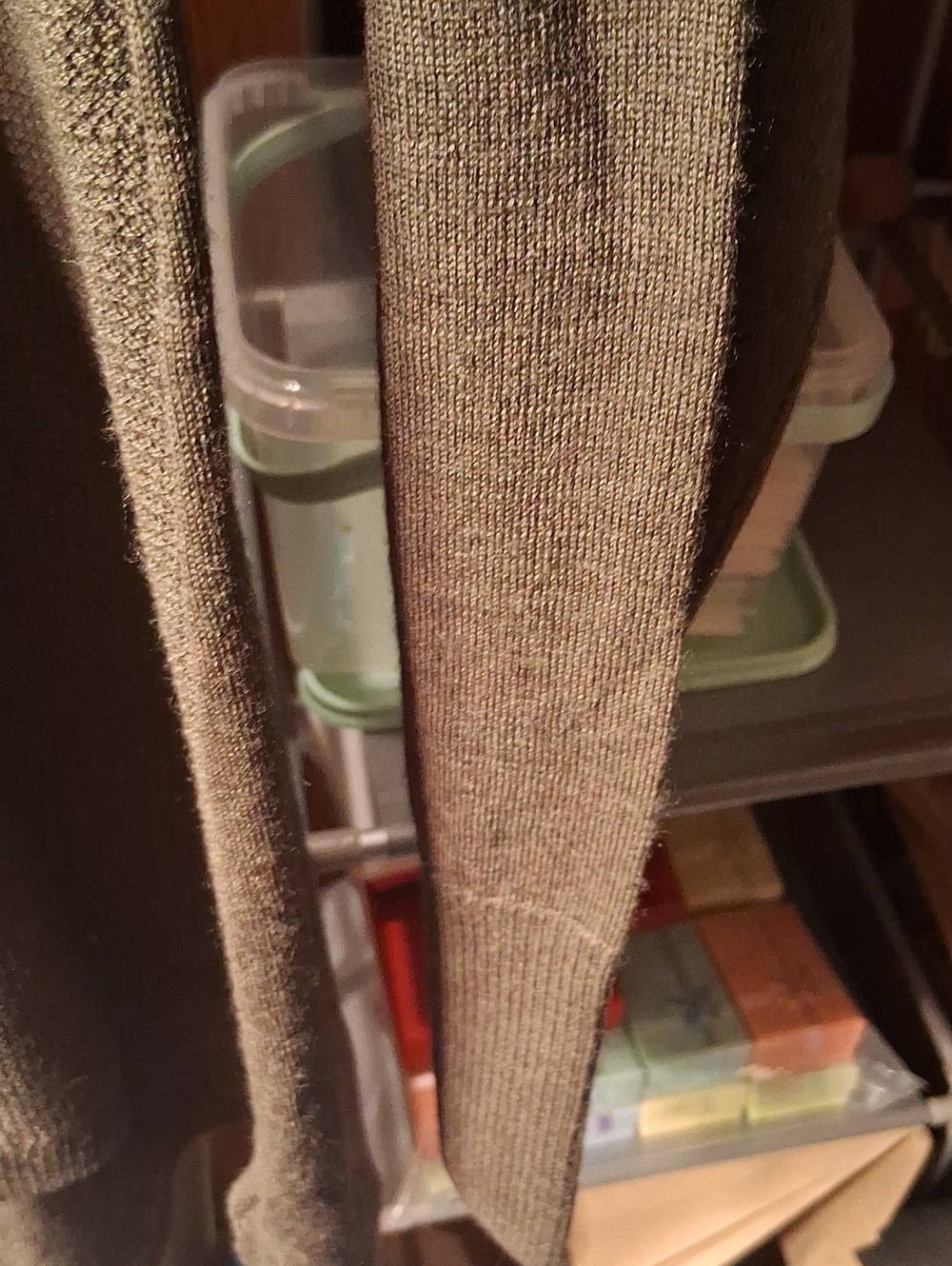 Simple Long Sleeve Knit Top - Dark Gray - Picture 5 of 7